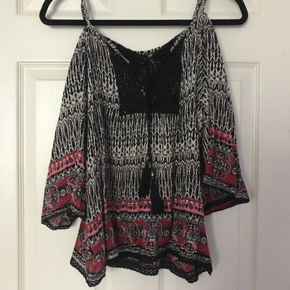 Cold shoulder blouse
